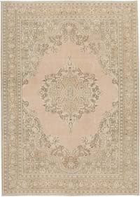 Vintage Turkish Hand-Knotted Rug - 7'  x 9' 10" (84" x 118")