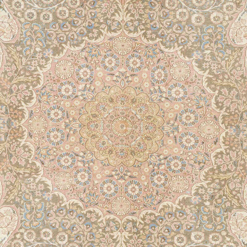 Alfombra Vintage Turca Anudada a Mano - 209 cm x 310 cm - K0075694