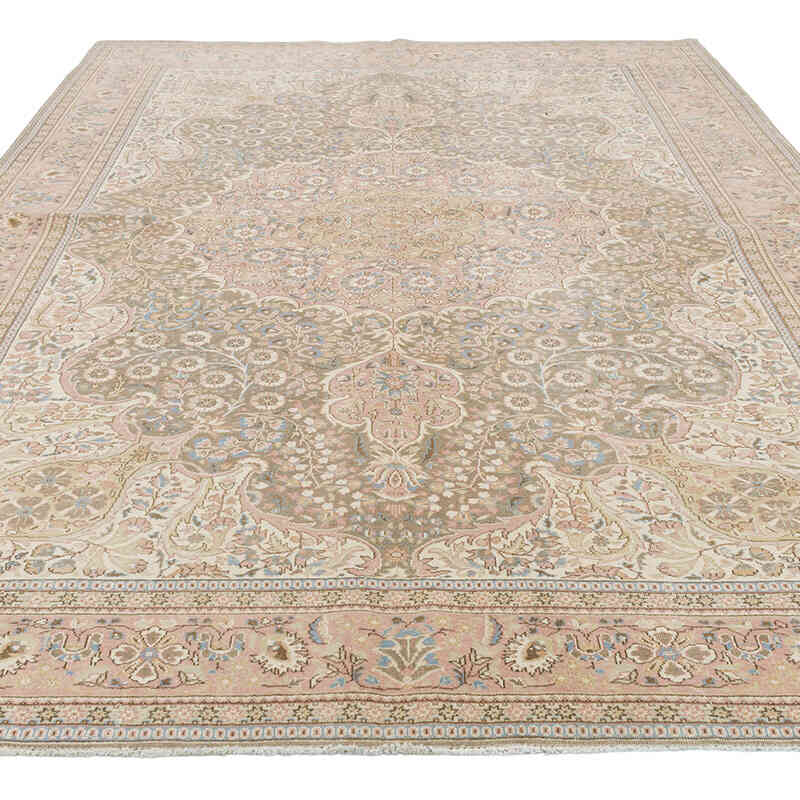 Alfombra Vintage Turca Anudada a Mano - 209 cm x 310 cm - K0075694