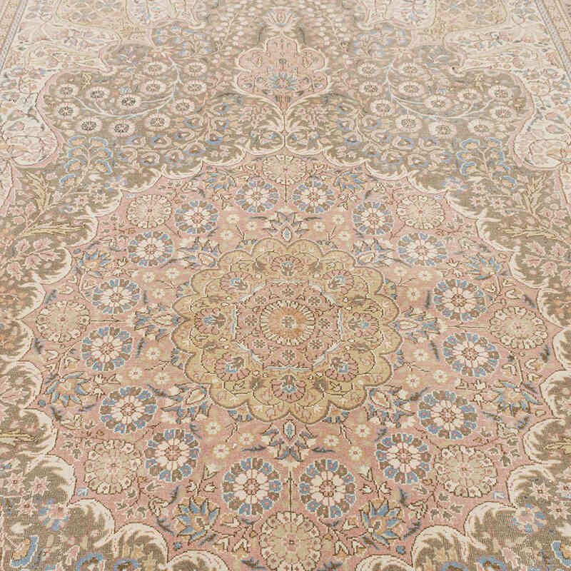 Alfombra Vintage Turca Anudada a Mano - 209 cm x 310 cm - K0075694