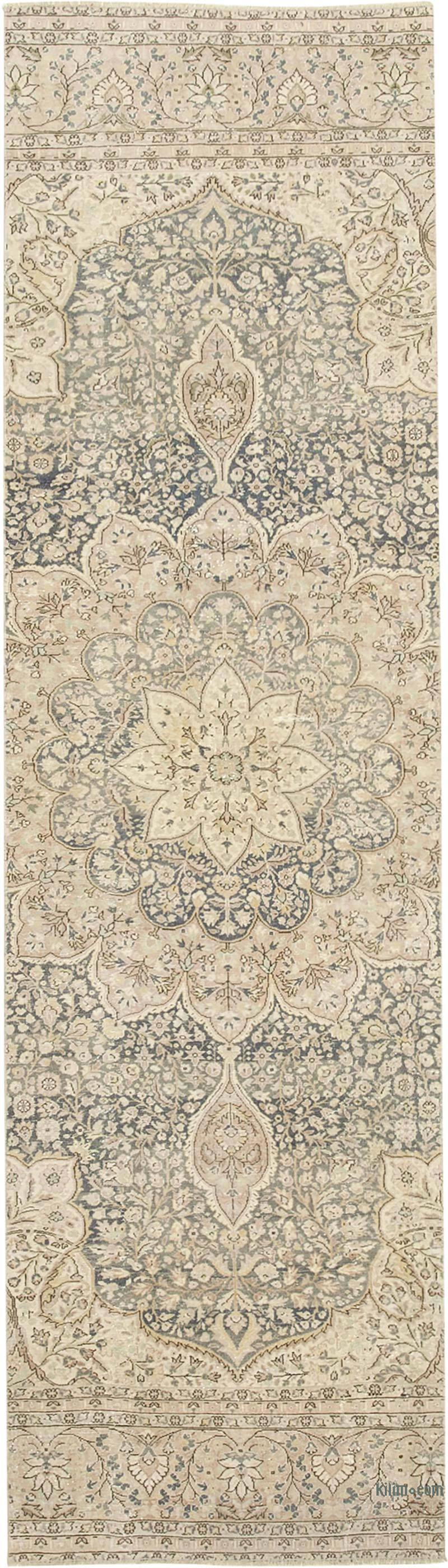 Alfombra Turca Vintage De Pasillo - 96 cm x 345 cm - K0075698