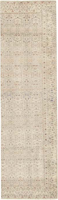 Alfombra Turca Vintage De Pasillo - 80 cm x 281 cm