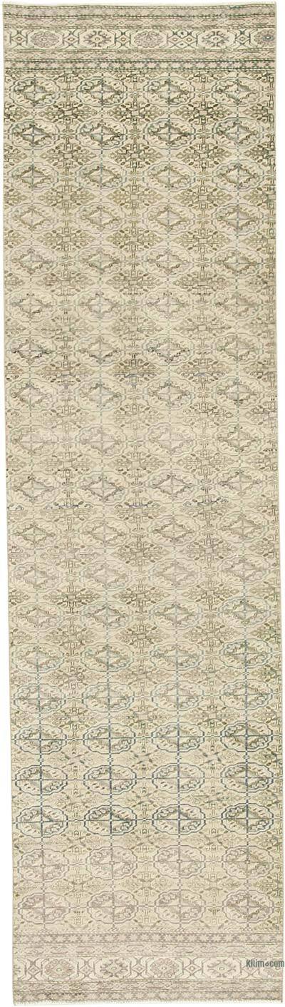 Vintage Turkish Runner Rug - 2' 7" x 9' 8" (31" x 116")