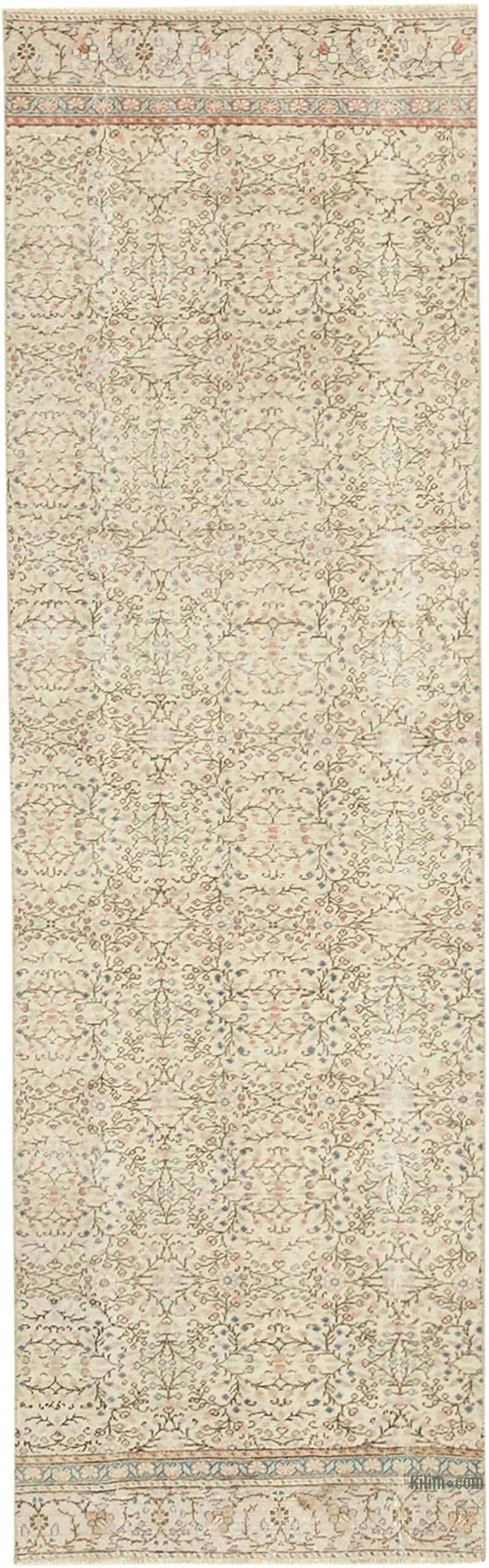 Vintage Turkish Runner Rug - 2' 7" x 8' 11" (31" x 107") - K0075709