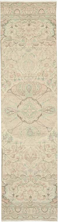 Alfombra Turca Vintage De Pasillo - 78 cm x 304 cm