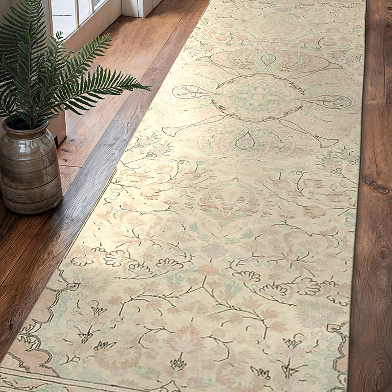 Vintage Turkish Runner Rug - 2' 7" x 10'  (31" x 120") - K0075711