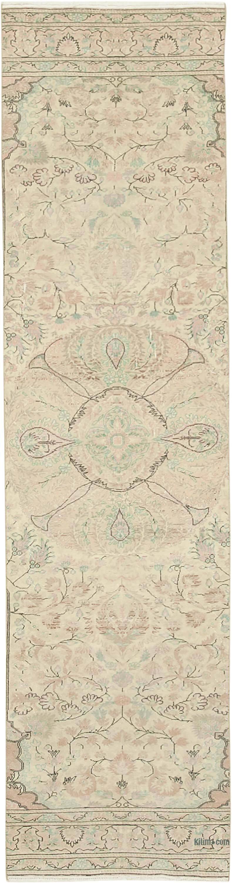 Vintage Turkish Runner Rug - 2' 7" x 10'  (31" x 120") - K0075711