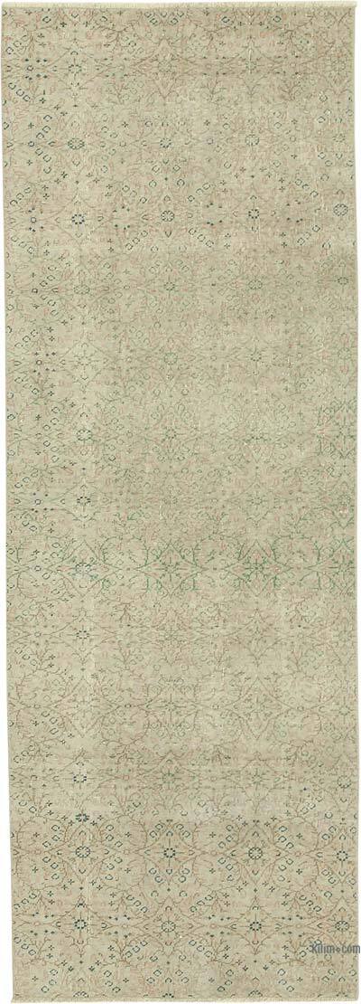 Vintage Turkish Runner Rug - 2' 6" x 7'  (30" x 84")