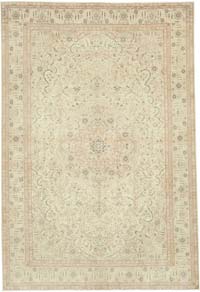Vintage Turkish Hand-Knotted Rug - 6' 4
