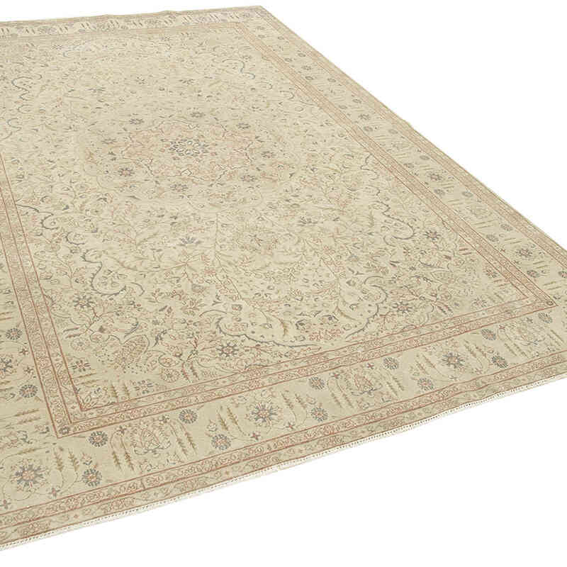 Alfombra Vintage Turca Anudada a Mano - 196 cm x 295 cm - K0075715