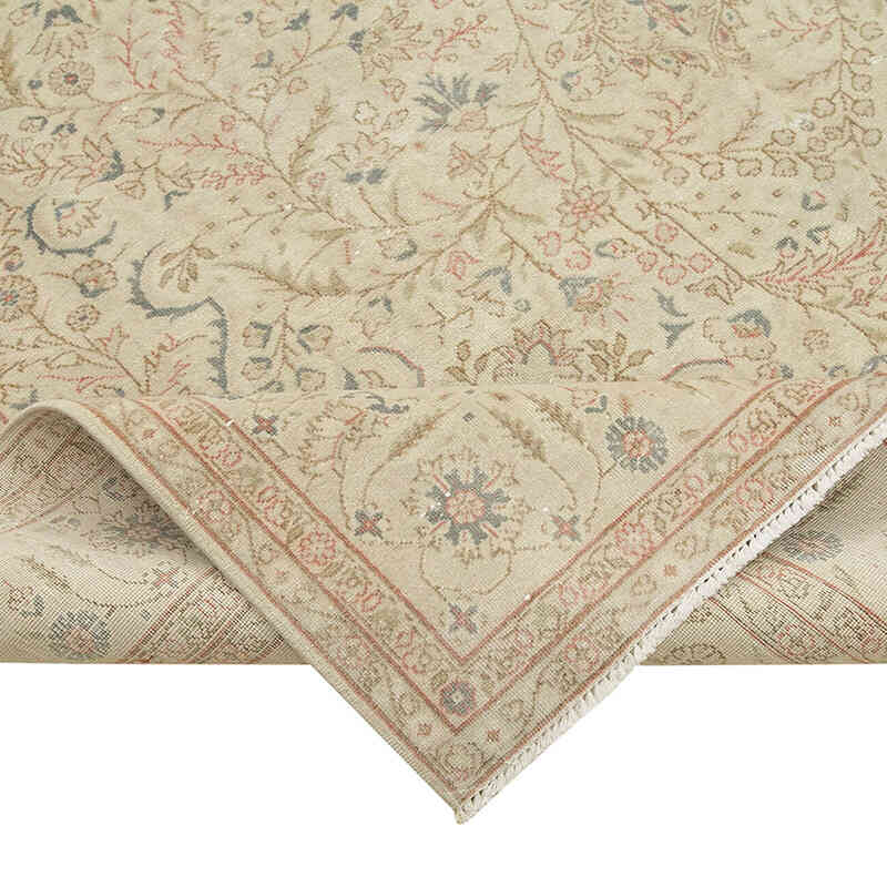 Alfombra Vintage Turca Anudada a Mano - 196 cm x 295 cm - K0075715