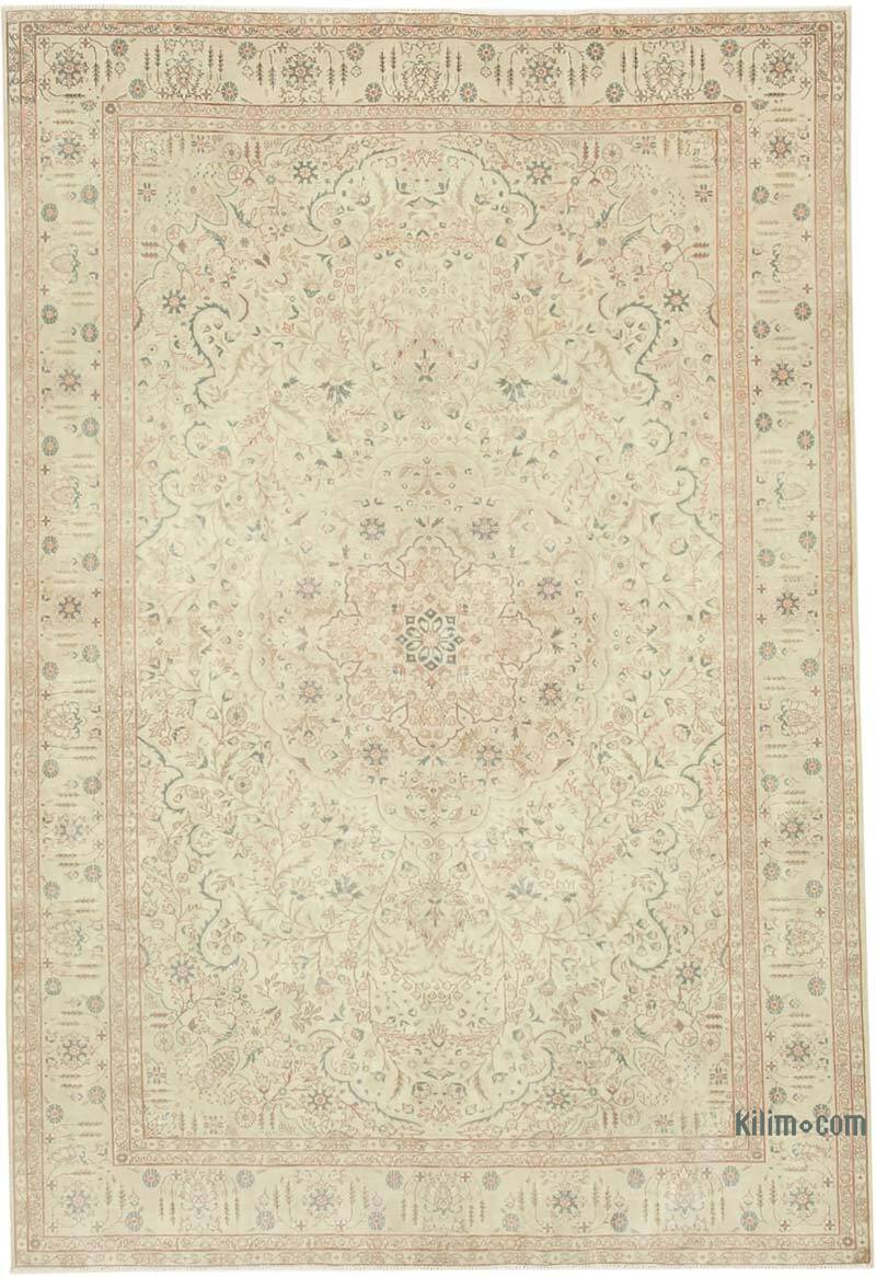 Alfombra Vintage Turca Anudada a Mano - 196 cm x 295 cm - K0075715