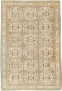 Vintage Turkish Hand-Knotted Rug - 6' 7" x 9' 8" (79" x 116")