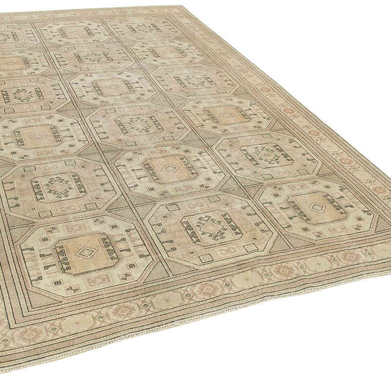 El Dokuma Vintage Halı - 200 cm x 294 cm - K0075716