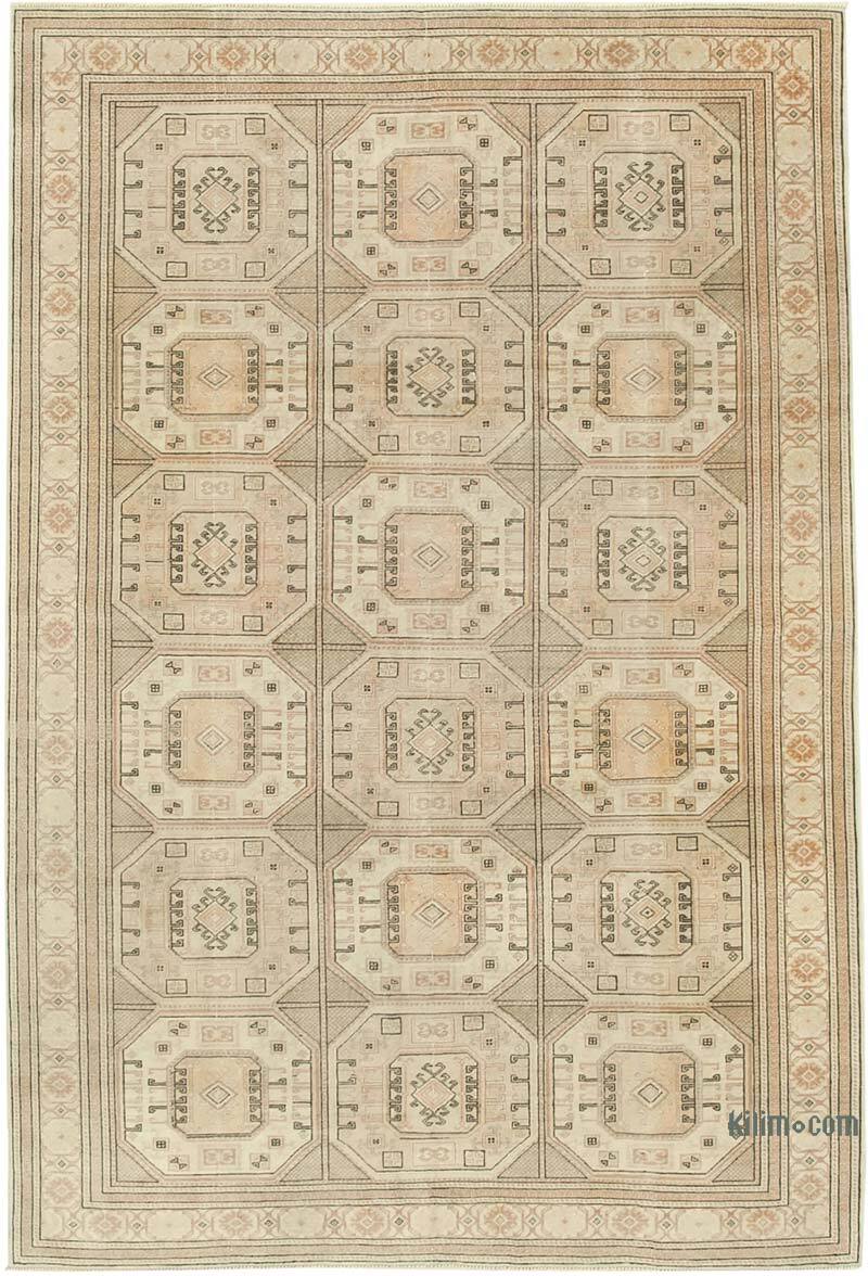 El Dokuma Vintage Halı - 200 cm x 294 cm - K0075716