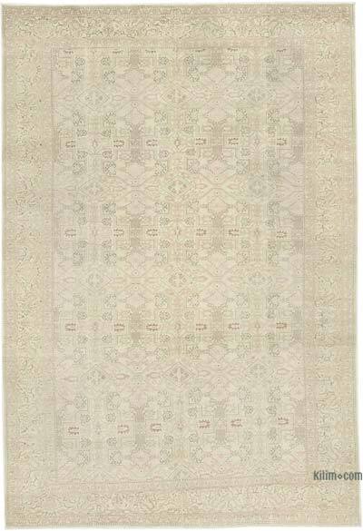 Vintage Turkish Hand-Knotted Rug - 6' 5" x 9' 9" (77" x 117")