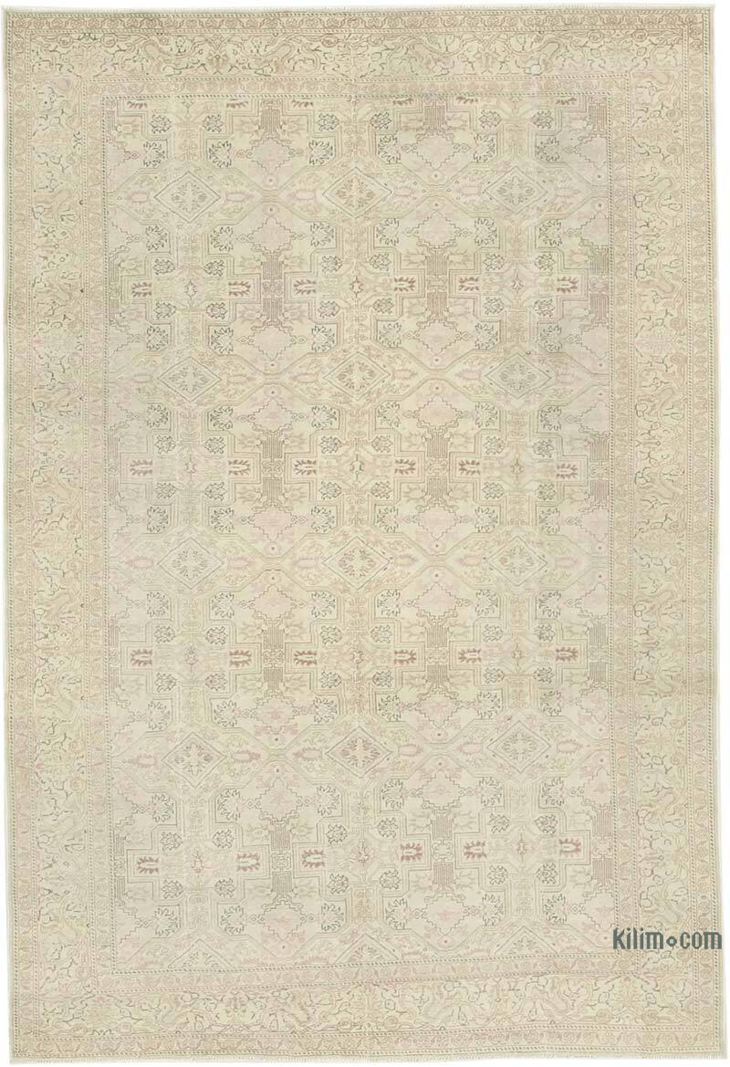 El Dokuma Vintage Halı - 196 cm x 296 cm - K0075717