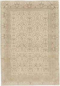 Vintage Turkish Hand-Knotted Rug - 6' 7" x 9' 7" (79" x 115")