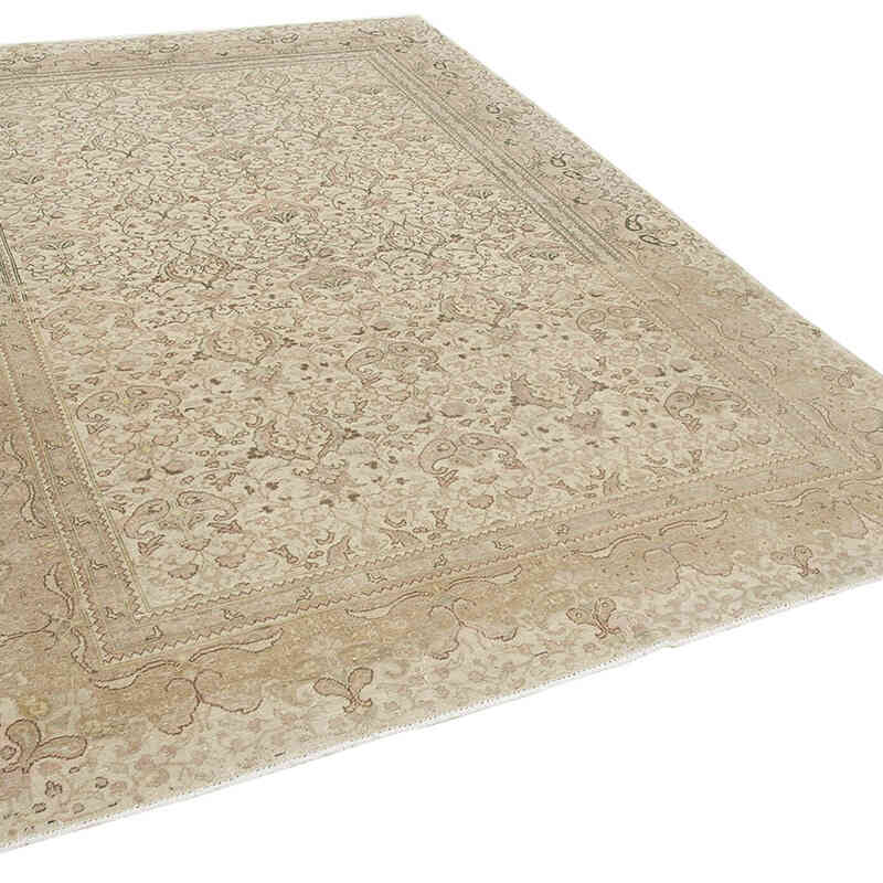Alfombra Vintage Turca Anudada a Mano - 201 cm x 291 cm - K0075719