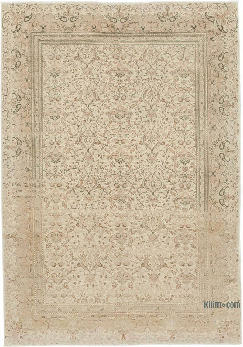 Alfombra Vintage Turca Anudada a Mano - 201 cm x 291 cm - K0075719
