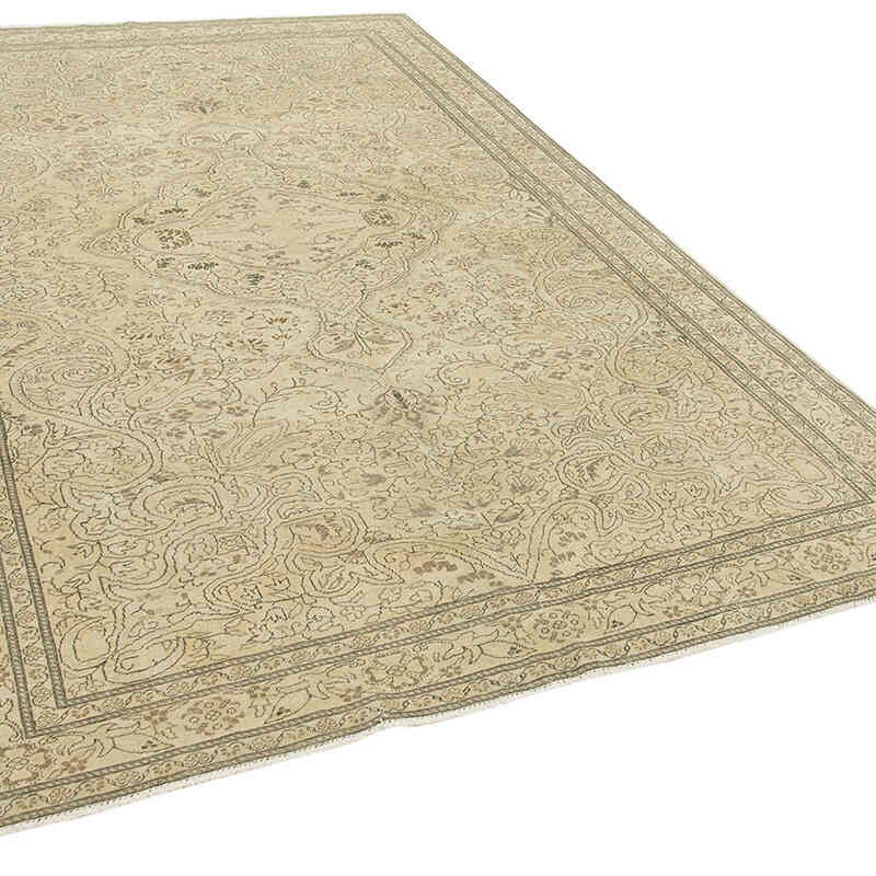 Alfombra Vintage Turca Anudada a Mano - 198 cm x 300 cm - K0075721