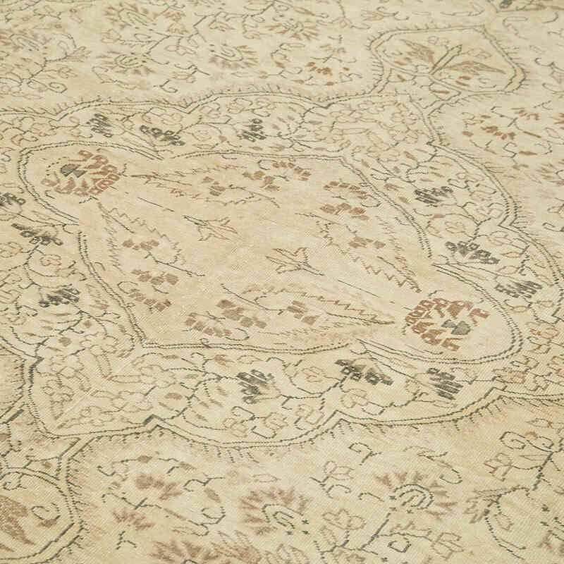 Alfombra Vintage Turca Anudada a Mano - 198 cm x 300 cm - K0075721
