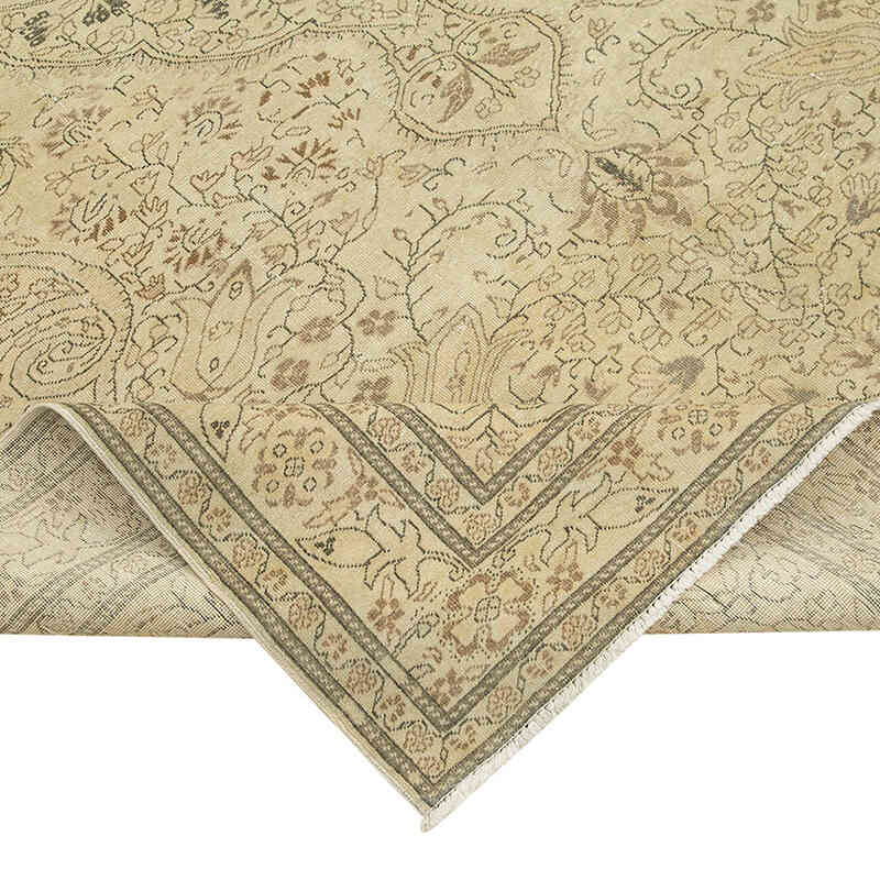 Alfombra Vintage Turca Anudada a Mano - 198 cm x 300 cm - K0075721