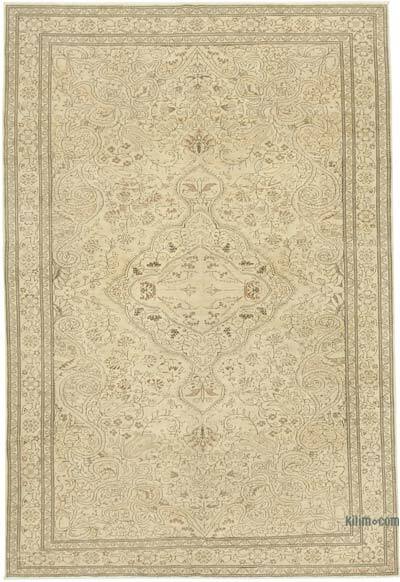 Alfombra Vintage Turca Anudada a Mano - 198 cm x 300 cm