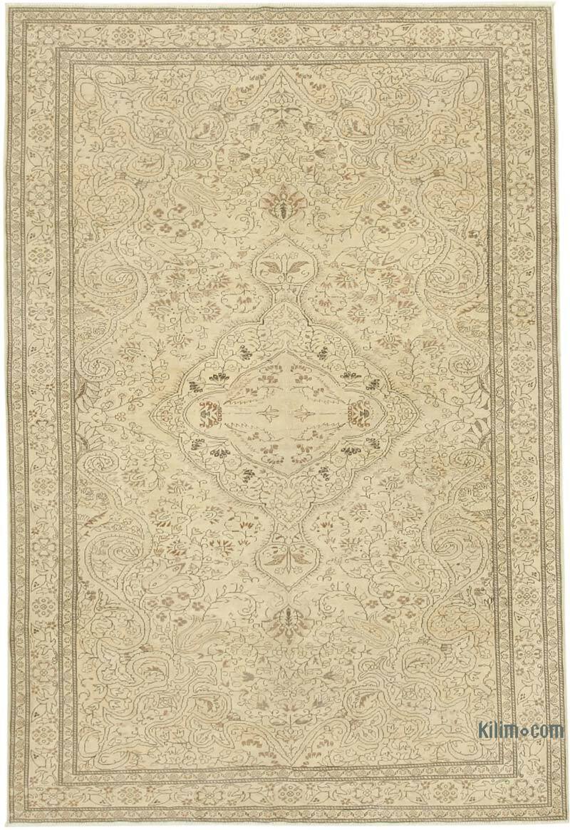 Alfombra Vintage Turca Anudada a Mano - 198 cm x 300 cm - K0075721