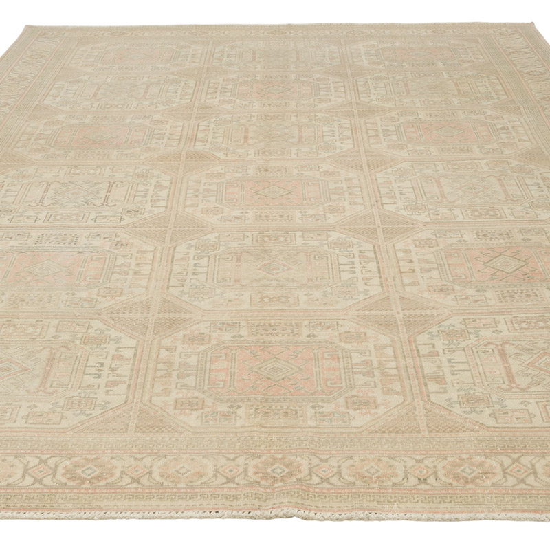 Vintage Turkish Hand-Knotted Rug - 6' 6" x 9' 5" (78" x 113") - K0075722