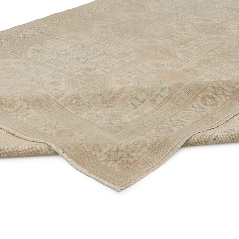 Vintage Turkish Hand-Knotted Rug - 6' 6" x 9' 5" (78" x 113") - K0075722