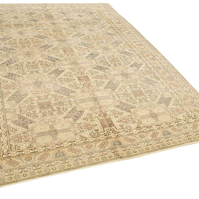 Vintage Turkish Hand-Knotted Rug - 6' 6" x 9' 5" (78" x 113") - K0075724
