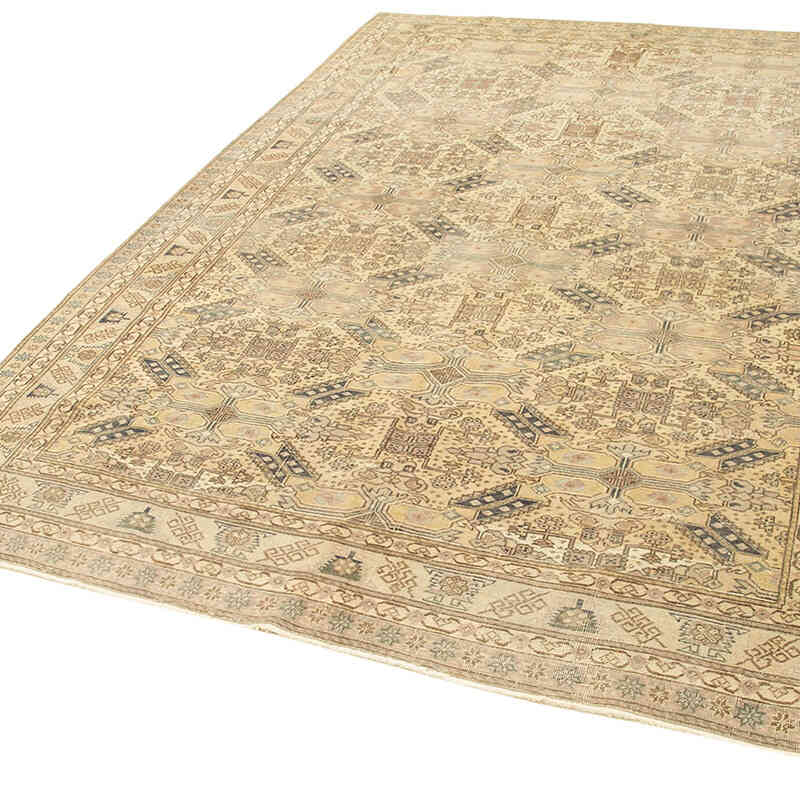 Vintage Turkish Hand-Knotted Rug - 6' 6" x 9' 5" (78" x 113") - K0075724