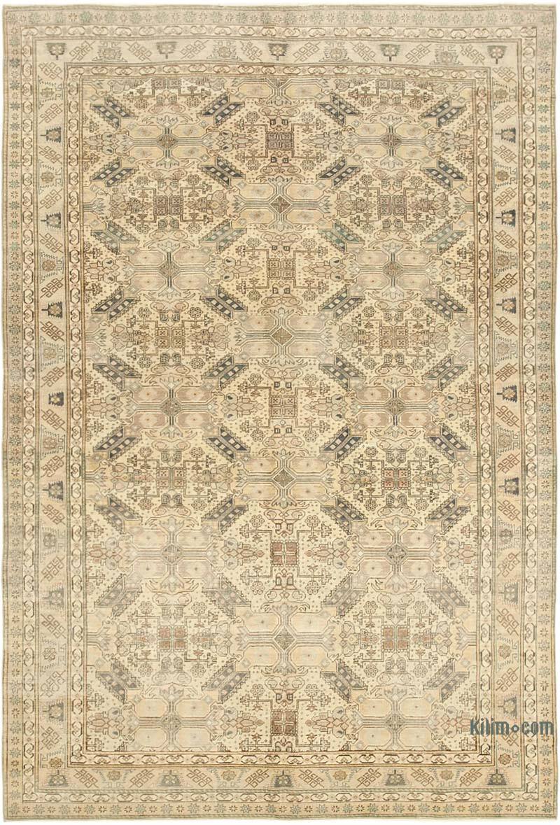 Vintage Turkish Hand-Knotted Rug - 6' 6" x 9' 5" (78" x 113") - K0075724