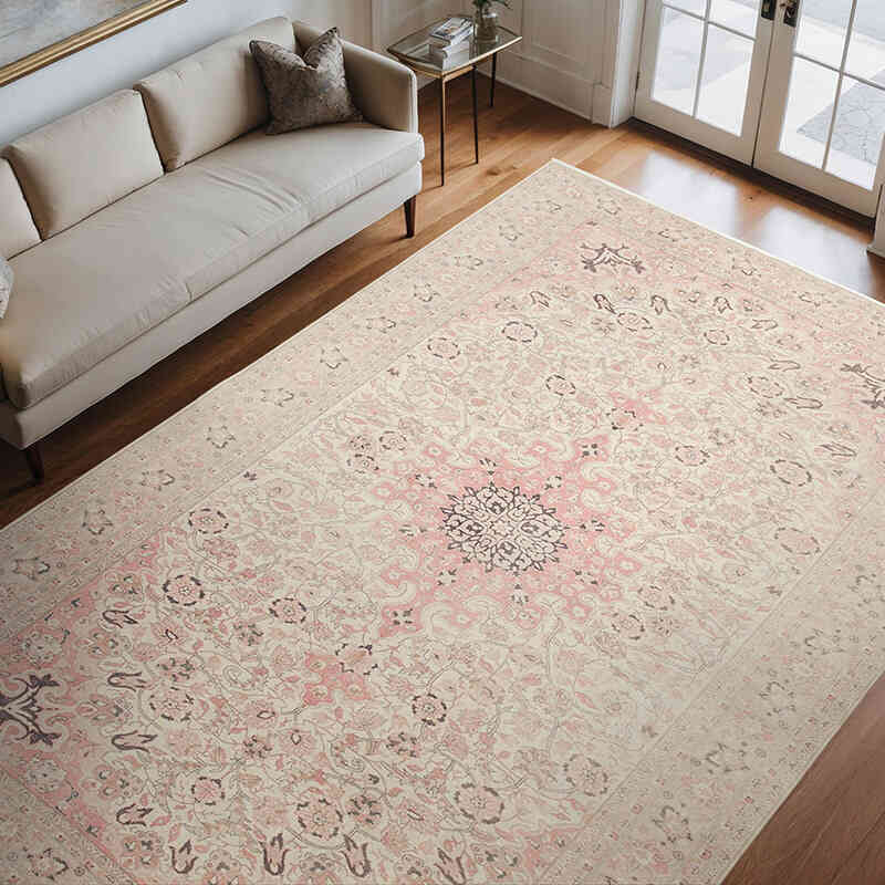 Vintage Hand-Knotted Oriental Rug - 8' 4" x 12' 1" (100" x 145") - K0075725