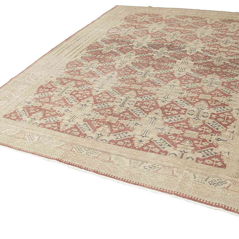 Vintage Hand-Knotted Oriental Rug - 8' 4" x 11' 1" (100" x 133") - K0075728