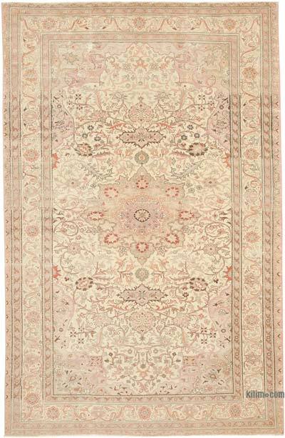 Vintage Hand-Knotted Oriental Rug - 7' 9" x 12' 2" (93" x 146")