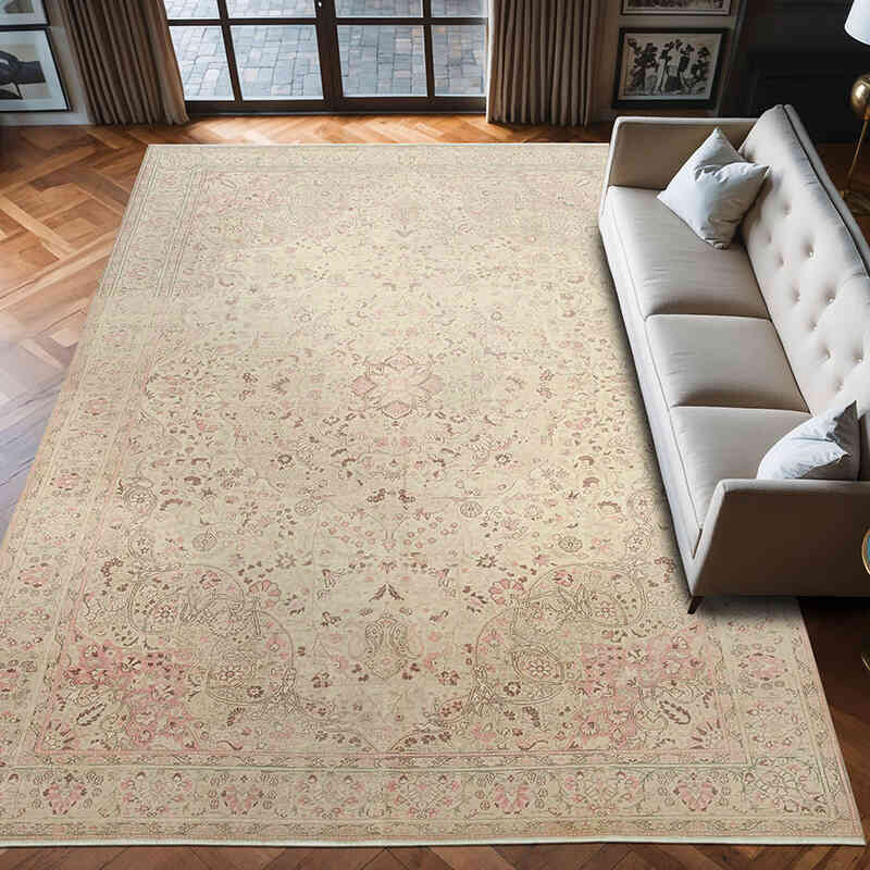 Alfombra Oriental Vintage Anudada a Mano - 270 cm x 390 cm - K0075739