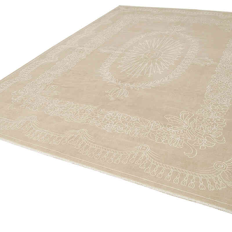 Vintage Hand-Knotted Oriental Rug - 8' 8" x 11' 6" (104" x 138") - K0075740