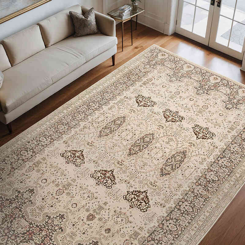 Vintage Hand-Knotted Oriental Rug - 8'  x 11' 8" (96" x 140") - K0075745