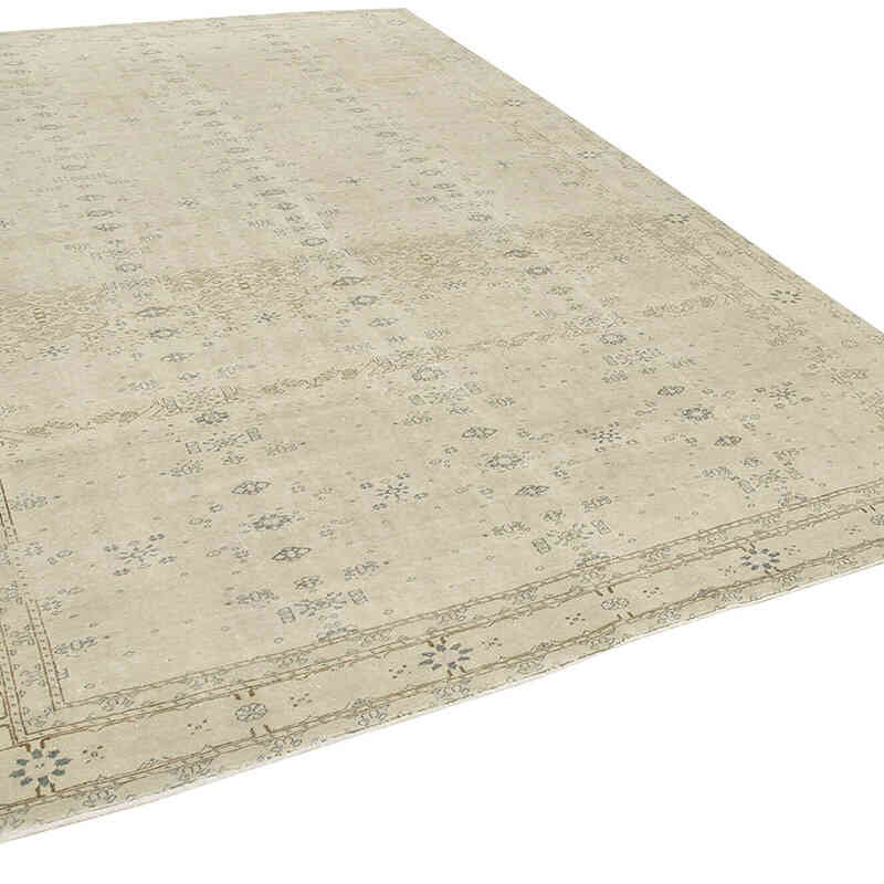 Vintage Hand-Knotted Oriental Rug - 7' 9" x 11' 5" (93" x 137") - K0075747