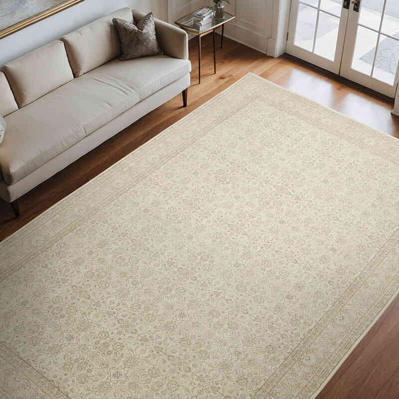 El Dokuma Vintage Halı - 237 cm x 357 cm - K0075753