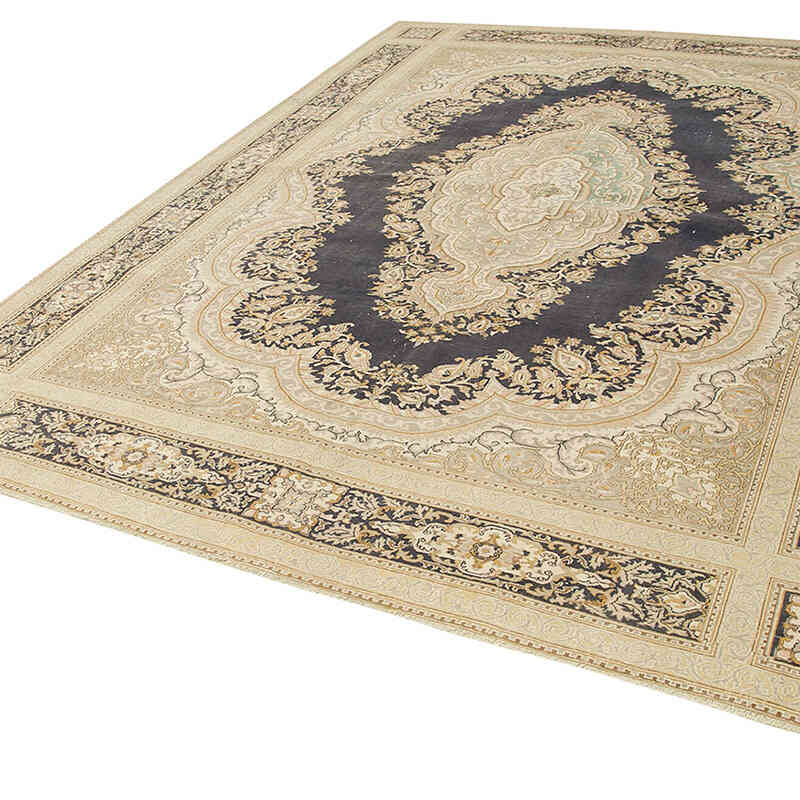 Vintage Hand-Knotted Oriental Rug - 7' 10" x 10' 8" (94" x 128") - K0075754