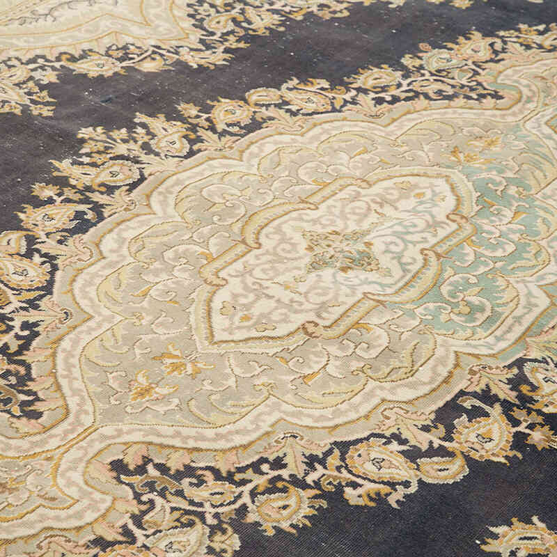 Vintage Hand-Knotted Oriental Rug - 7' 10" x 10' 8" (94" x 128") - K0075754