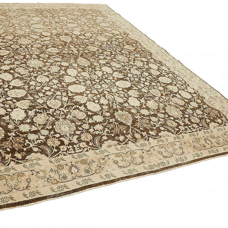 Vintage Hand-Knotted Oriental Rug - 8' 7" x 12' 4" (103" x 148") - K0075758
