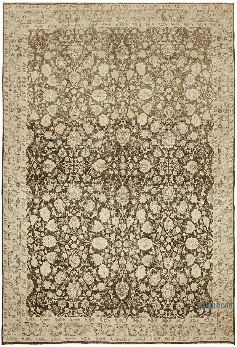 Vintage Hand-Knotted Oriental Rug - 8' 7" x 12' 4" (103" x 148") - K0075758