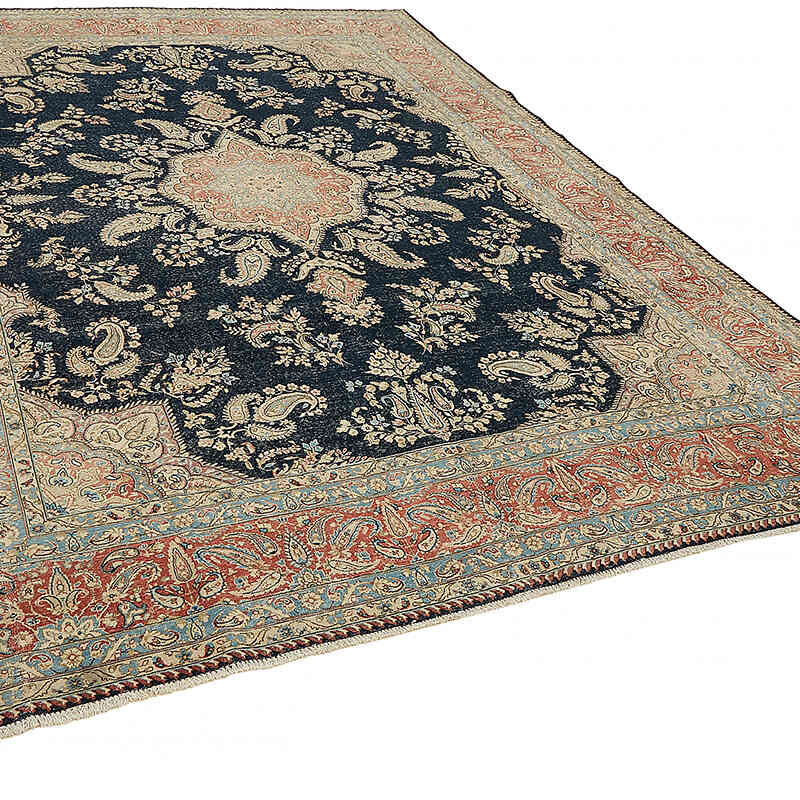 Vintage Hand-Knotted Oriental Rug - 8' 11" x 11' 7" (107" x 139") - K0075767