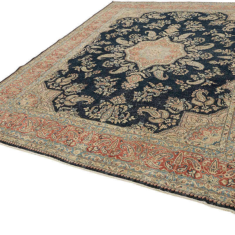 Vintage Hand-Knotted Oriental Rug - 8' 11" x 11' 7" (107" x 139") - K0075767