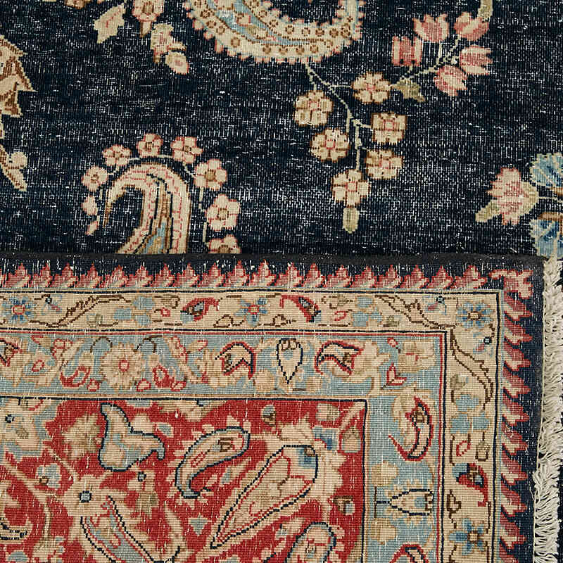 Vintage Hand-Knotted Oriental Rug - 8' 11" x 11' 7" (107" x 139") - K0075767
