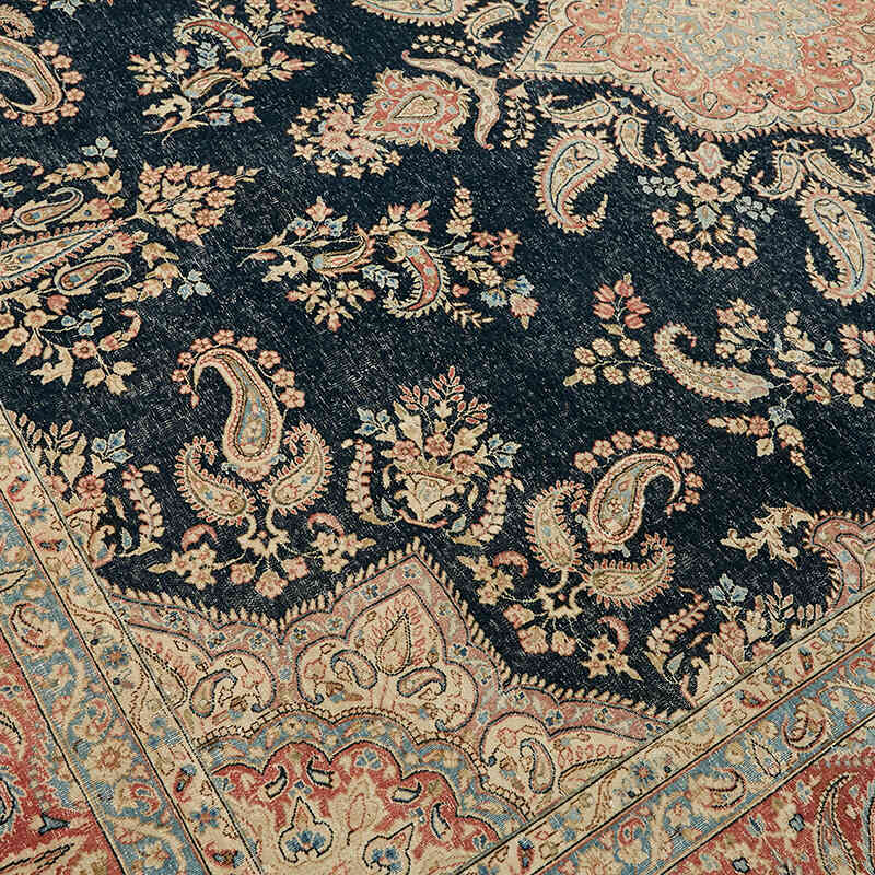 Vintage Hand-Knotted Oriental Rug - 8' 11" x 11' 7" (107" x 139") - K0075767